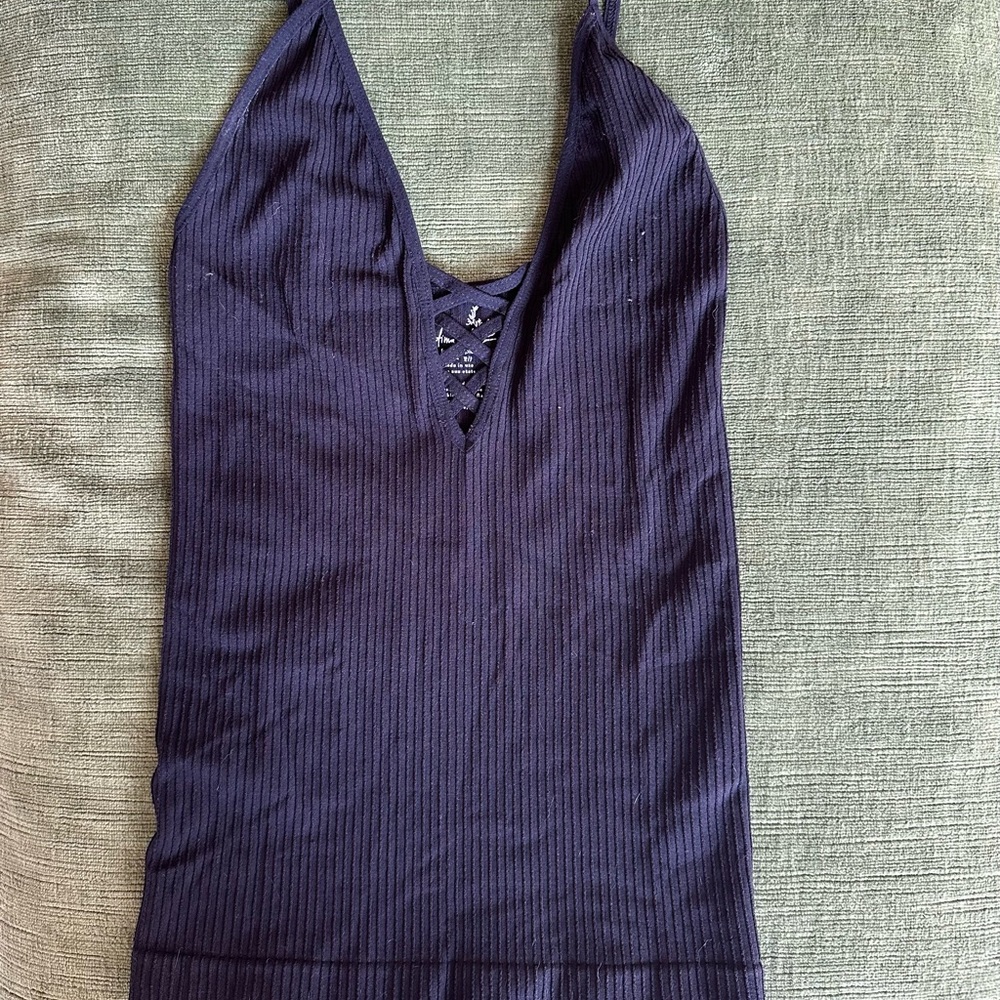 Free People Crossfire Cami, Black, XS/S